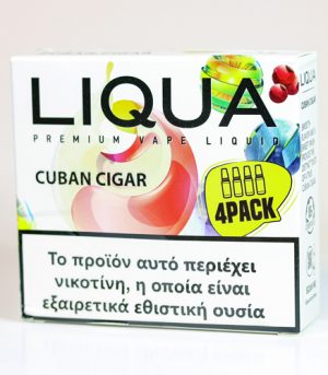 liqua 4pack cuban cigar υγρα αναπληρωσης