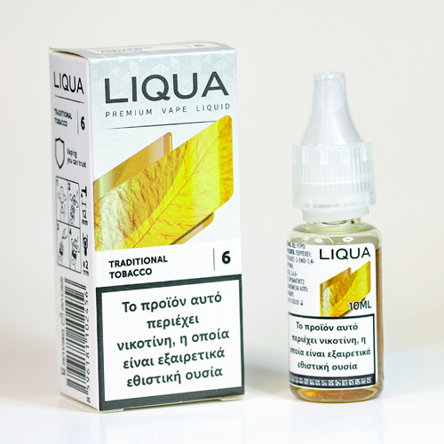 liqua traditional tobacco υγρα αναπληρωσης