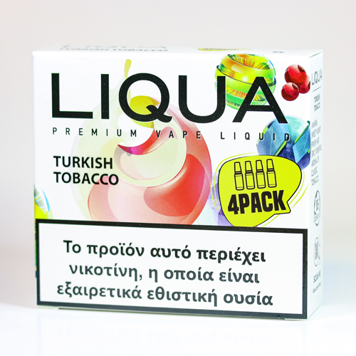 liqua 4pack turkish tobacco υγρα αναπληρωσης