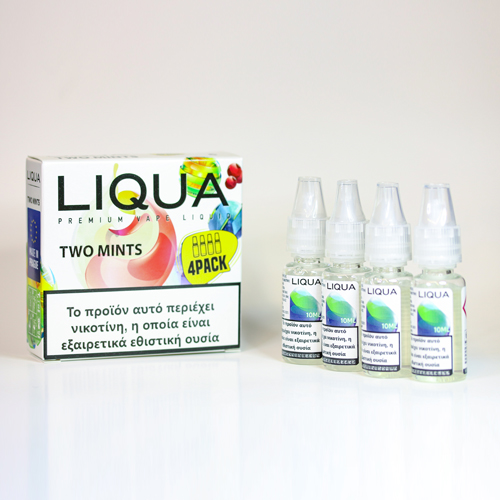 liqua 4pack two mints υγρα αναπληρωσης