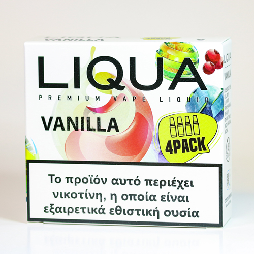 liqua 4pack vanilla υγρα αναπληρωσης